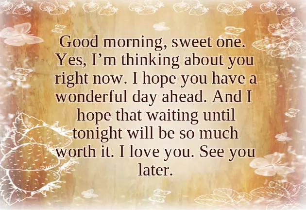 Sincere Good Morning Messages