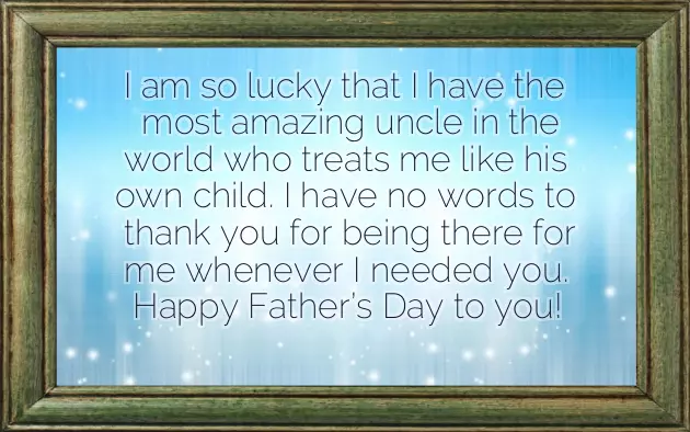 Happy Fathers Day Wishes To My Uncle