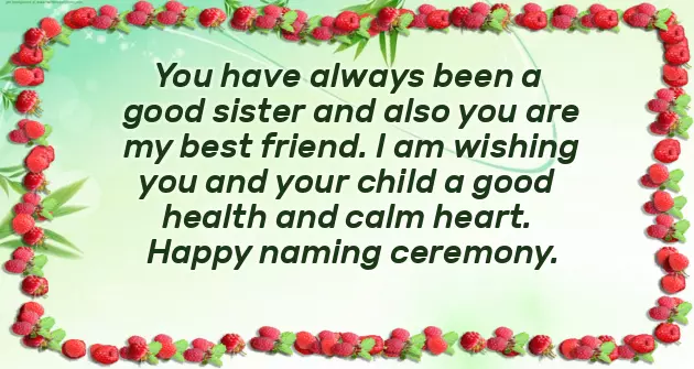 Greetings For Naming Ceremony Greetings For Naming Ceremony