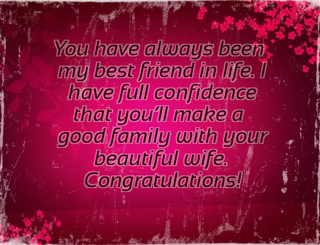 Happy Married Wishes For Friend