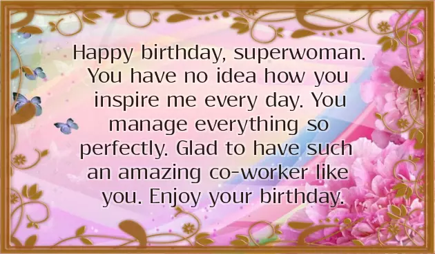 Birthday Wishes For A Coworker Female Birthday Wishes For A Coworker Female
