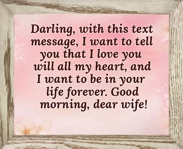 Lovely Good Morning Message For Wife Lovely Good Morning Message For Wife