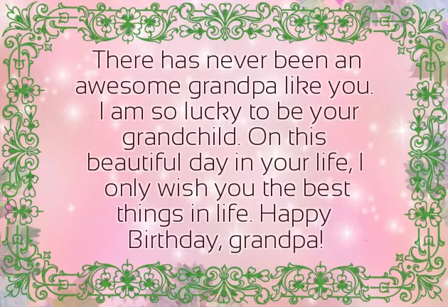 Best Birthday Wishes For Grandfather