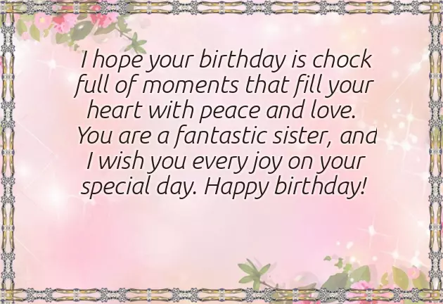 Happy Born Day Sister