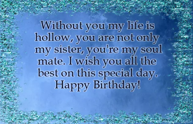 Real Sister Birthday Wishes Real Sister Birthday Wishes