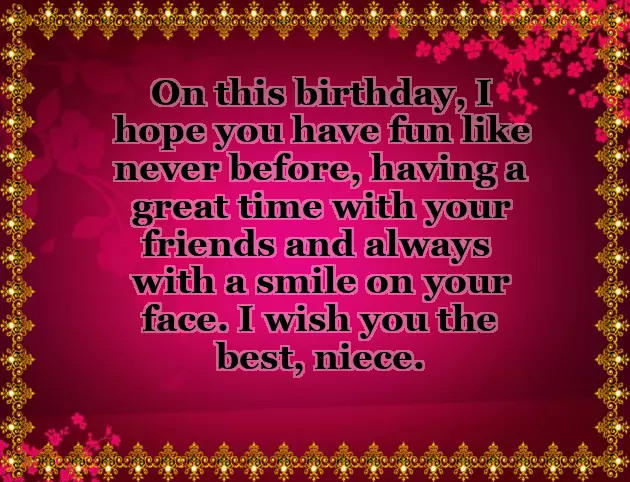 For My Niece Birthday Wishes For My Niece Birthday Wishes