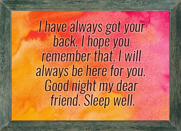 Good Night Wish For A Friend Good Night Wish For A Friend