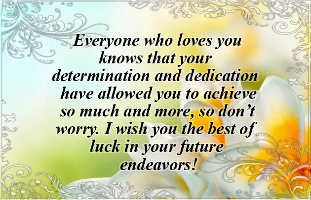 Best Of Luck For Future Endeavors Best Of Luck For Future Endeavors