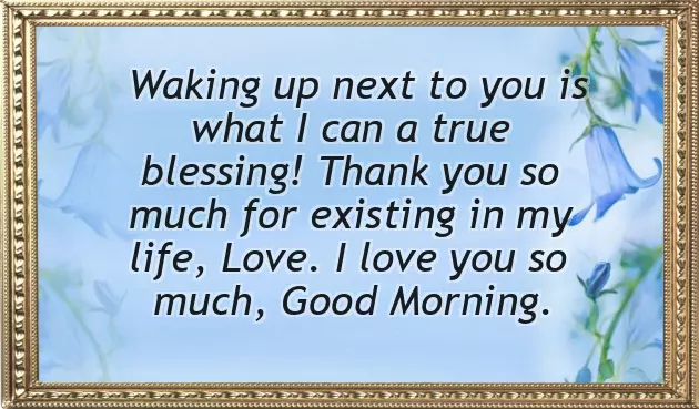 Good Morning Wish To Gf