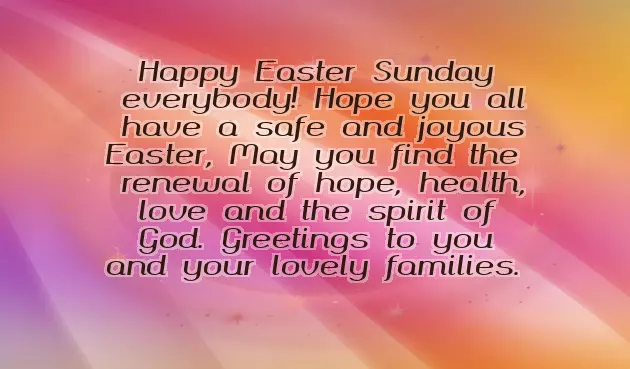 Easter Message To My Love