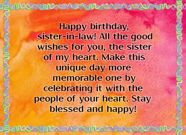 Birthday Greetings For Sister By Heart Birthday Greetings For Sister By Heart