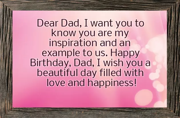 Birthday Wishes For Dad To Be