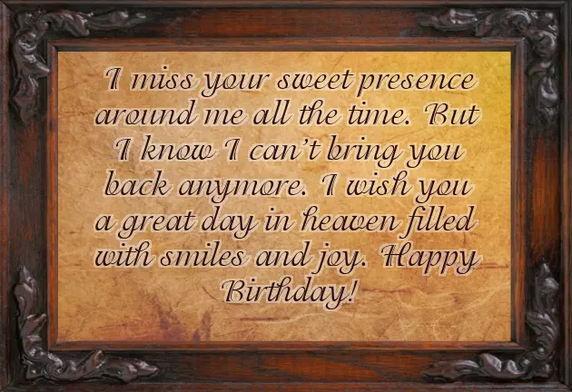 Birthday Greetings For Father In Heaven