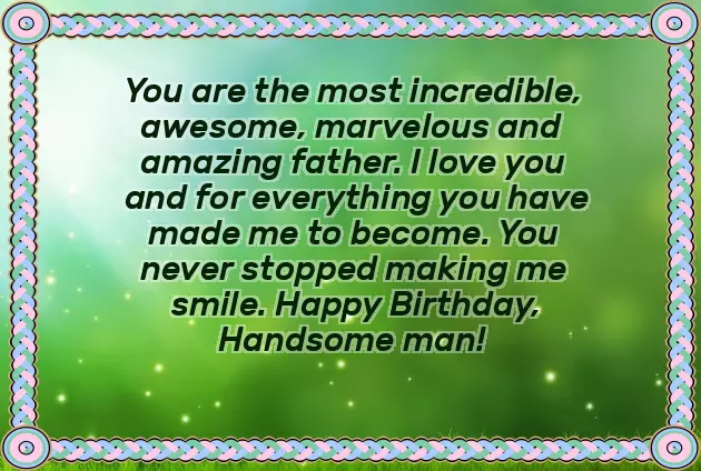 Happy Birthday Father From Son