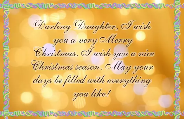 Christmas Wishes For Daughter And Family Christmas Wishes For Daughter And Family