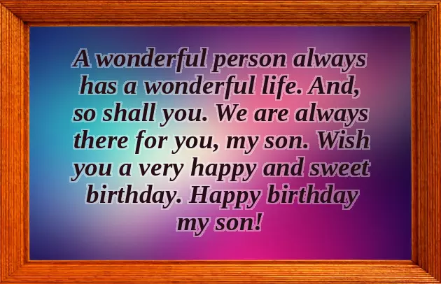 Birthday Quotes For Your Son