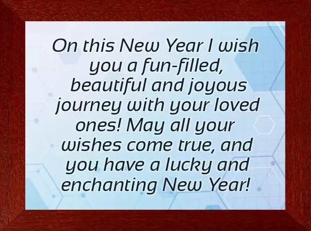 Happy New Year Dear Friend