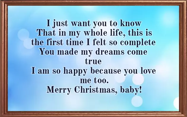 Merry Christmas Message To Boyfriend