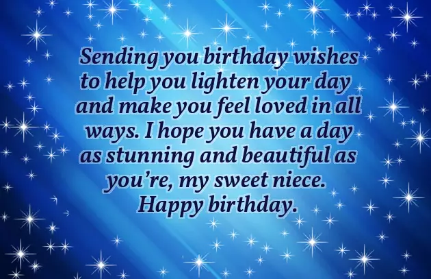Special Niece Birthday Wishes Special Niece Birthday Wishes