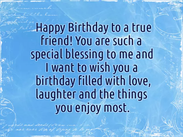 Happy Birthday Wishes For Friend Text