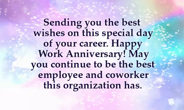 Office Anniversary Message