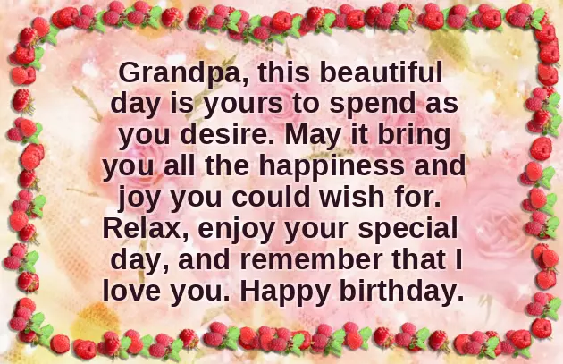 Best Birthday Wishes For Grandfather