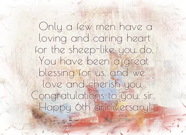 Pastor Anniversary Message