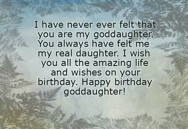 Birthday Wishes To A Goddaughter Birthday Wishes To A Goddaughter