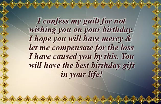 Belated Happy Birthday Belated Happy Birthday