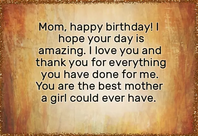 Caption Birthday For Mom