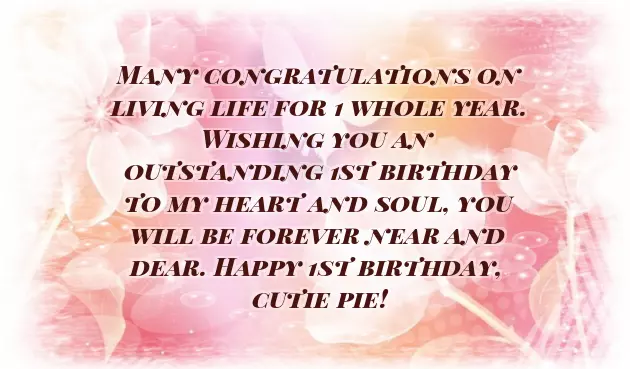 Happy 1St Birthday To My Son