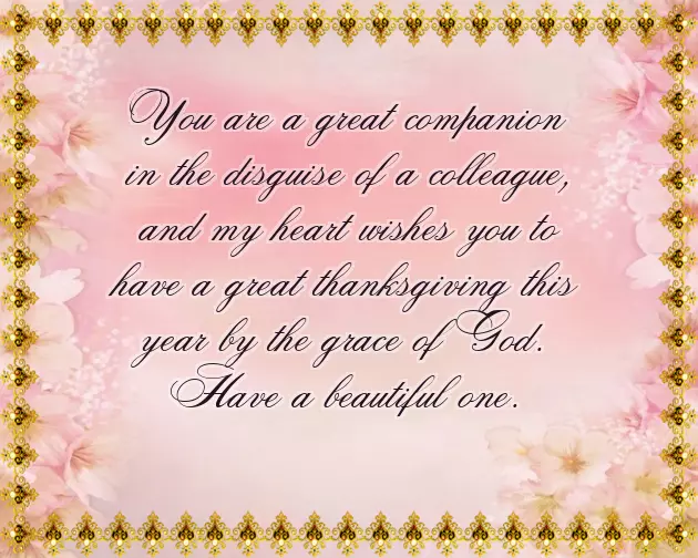 Wishing Thanksgiving To Colleagues Wishing Thanksgiving To Colleagues