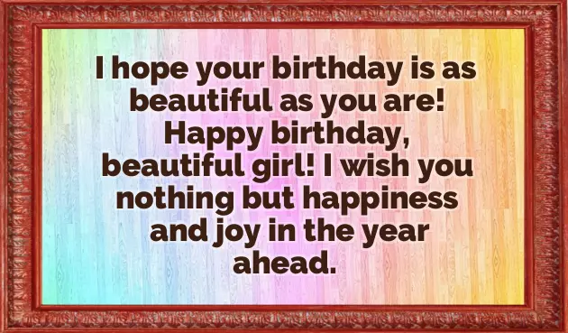 Best Words For Birthday Girl