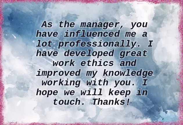 Well Wishes For New Job