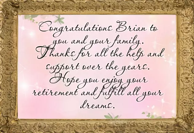 Congratulations You Will Be Missed Congratulations You Will Be Missed