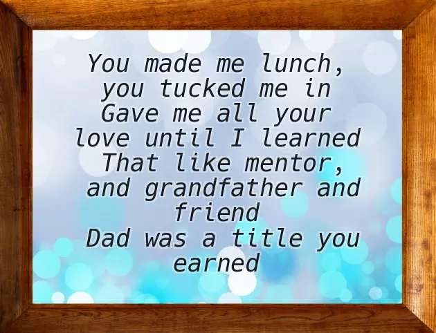 Funeral Poems For Dad From Daughter