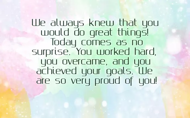 Personal Graduation Message Personal Graduation Message