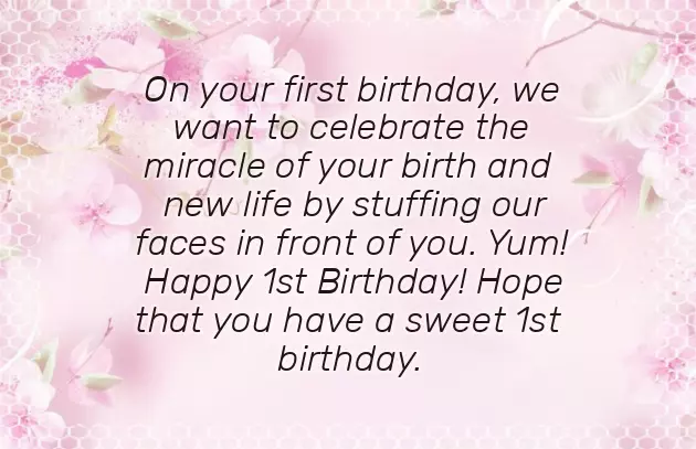 Happy Birthday Quotes For One Year Baby Happy Birthday Quotes For One Year Baby