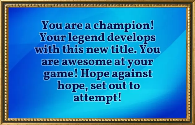 Congratulations On Your Championship Congratulations On Your Championship