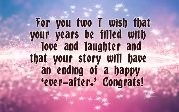 New Couple Wishes Message