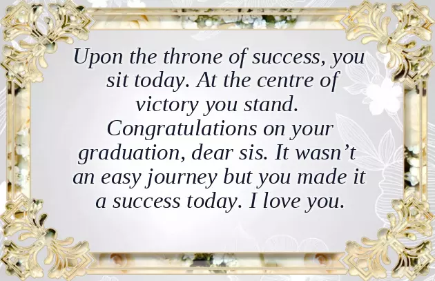 Graduation Messages To Sister Graduation Messages To Sister