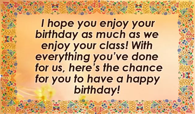 Wishing Teacher On Her Birthday Wishing Teacher On Her Birthday