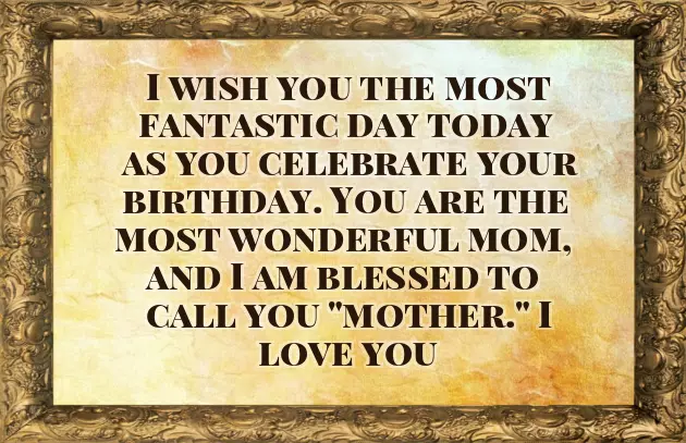 Deep Birthday Wishes For Mom