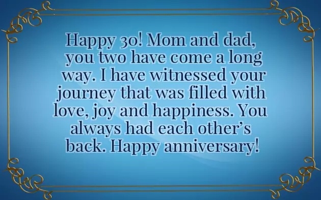 Wedding Wishes To Mom And Dad