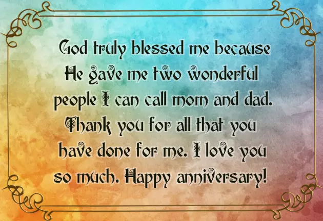 Congratulations On Your Marriage Anniversary