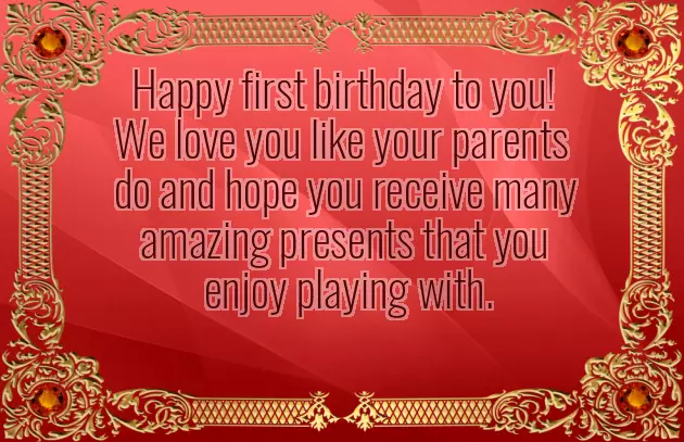 Birthday Wish For Son 1St Birthday