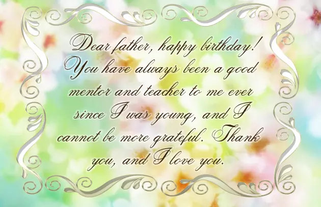 Happy Birthday Wishes To Dad From Son