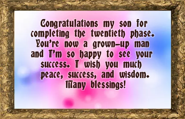 Birthday Quotes For 1 Year Son