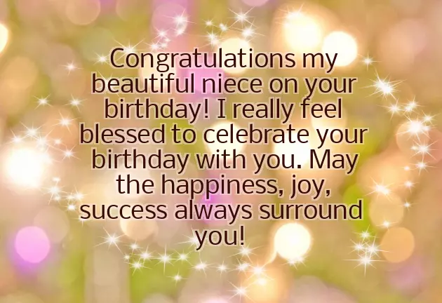 Msg For Niece Birthday Msg For Niece Birthday