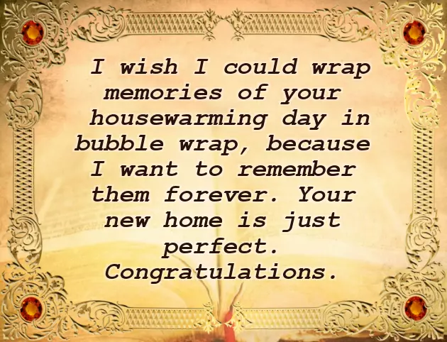 Congratulations On New Home Messages